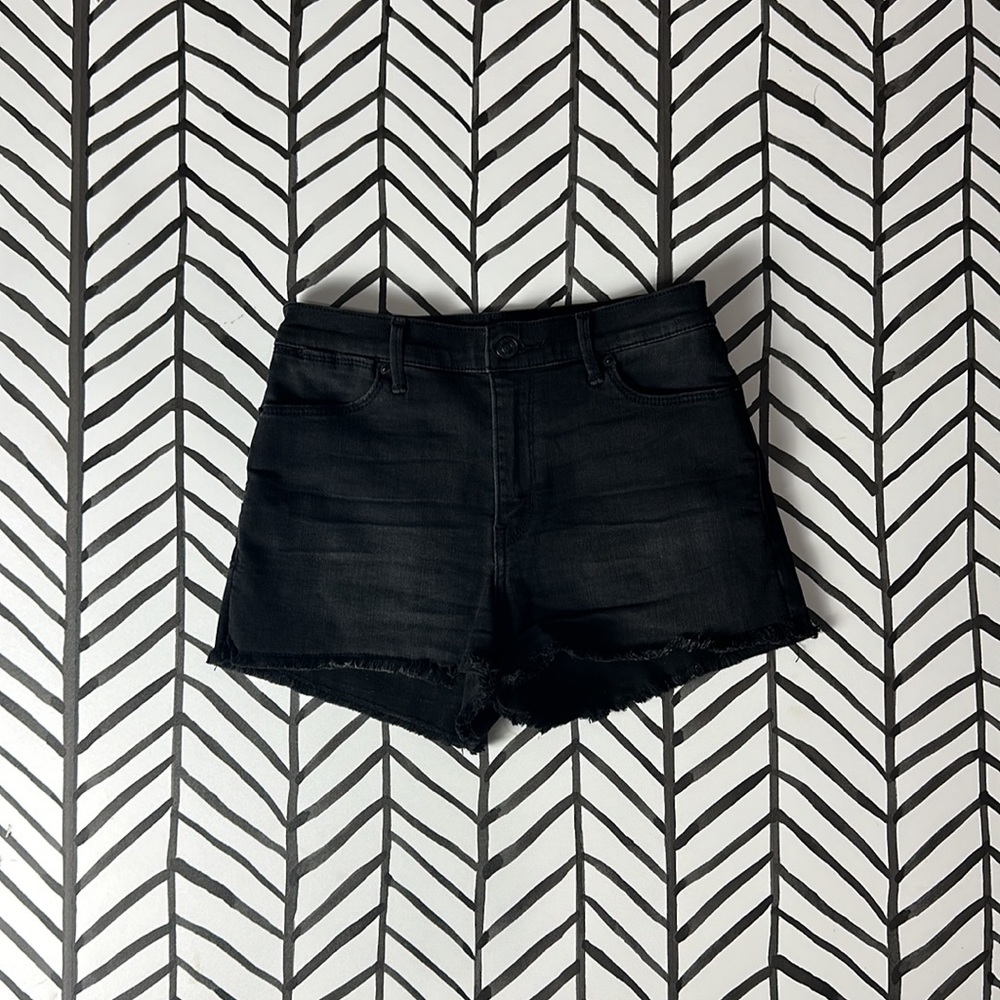 Abercrombie & Fitch High Waisted Black Shorts